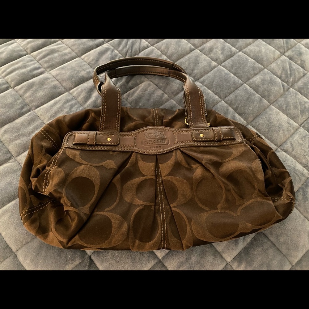 Coach bag. Brown gently used